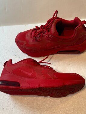 Nike Air Max 200 "University Red" Men's Size 12 Clean Triple Red (CU4878-600)